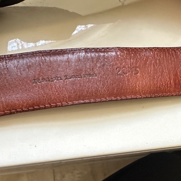 Ralph Lauren Leather Belt - Picture 8 of 9